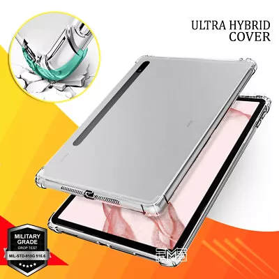 $32.95 • Buy For Samsung Galaxy Tab S7 FE S7+ S8+ Plus S8 Ultra Case Shockproof Clear Cover