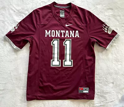 Men's Nike Team Montana Grizzlies #11 Football Jersey M U Of M Missoula • $29.99