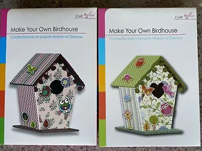 £8.99 • Buy 2 X BIRDHOUSE CARD PAPER CRAFT MAKE YOUR OWN DIY CHILDREN CREATIVE ACTIVITY 50cm