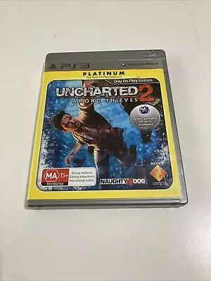 Uncharted 2 Among Thieves - Sony PS3 Playstation 3 Game - Free Post - COMPLETE • $7.95
