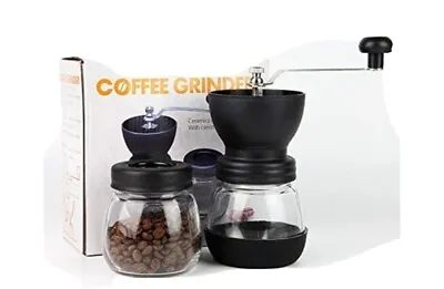 £15 • Buy COFFEE GRINDER Ceramics Coffee Bean Grinder With Canister Set