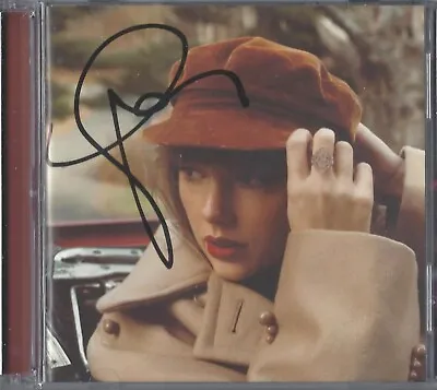 Taylor Swift Signed Red (taylors Version) Cd Sleeve  Uacc & Aftal Rd Autograph • $319.39