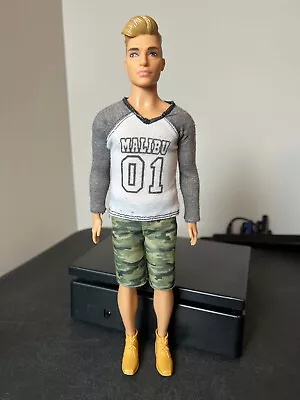 2016 Mattel Fashionistas KEN Camo Comeback Malibu [FNH40] Barbie Doll • $20