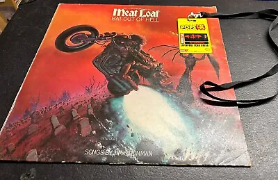 Meat Loaf - Bat Out Of Hell - 12” Vinyl LP Album Lyrics & VIP Lanyard Free P&P • £19.97
