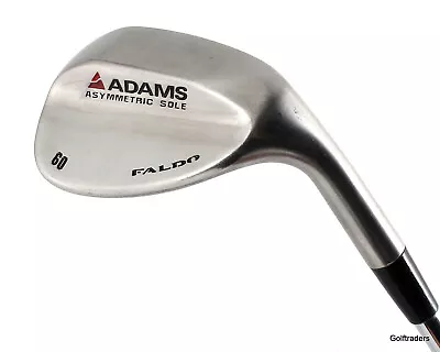 Adams Faldo Asymetric Sole Lob Wedge 60º Steel Stiff Flex J4805 • $132.05