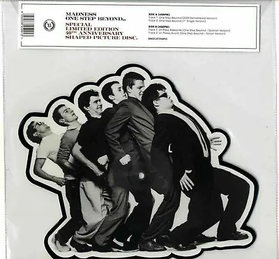 MADNESS 12  Shaped PICTURE DISC One Step Beyond RECORD STORE DAY New • £44.90