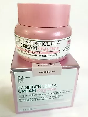 2026 IT Cosmetics Confidence In A Cream ROSY TONE CELL Renewal Moisturizer 2oz • $24.99