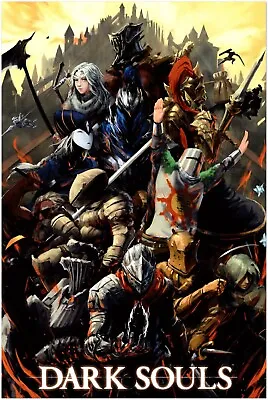 Dark Souls Poster #4 Video Game Print Gaming Dark Souls Wall Art • $10.99