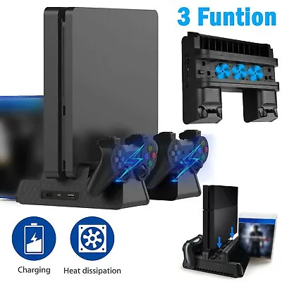 $30.99 • Buy For PS4 Charging Stand Charger Dock Station For Playstation 4/PS4 Slim/PS4 Pro