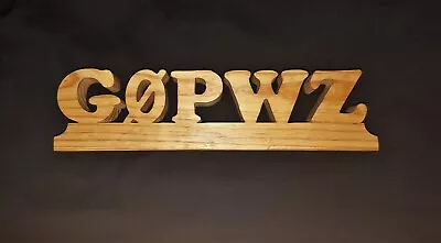 Call Sign In Wood Have Your Own Call Sign In Wood (made To Order) • £19.50