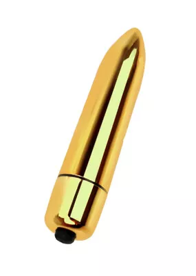 Gold Full Body Mini Bullet Vibrating Massage 10 Speeds Magic Wand • £4.99