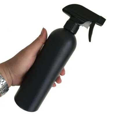 500ML Black Hairdressing Spray Bottle FINE MIST Water Sprayer Barber Hair Salon • £4.74