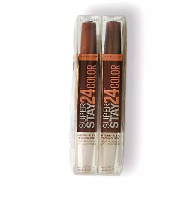 2~Pack SEALED Maybelline SuperStay 24 2-Step Lip Color 345 Espresso Edge Scented • $7.99