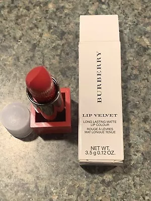 $13.95 • Buy Burberry Lip Velvet Lipstick Tester~417 Bright Rose~NIB~0.12 Oz