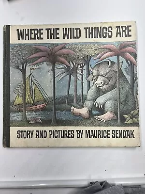 BOOK Where The Wild Things Are ~ Childrens Club Edition ~ Maurice Sendak 1963 • $8.99