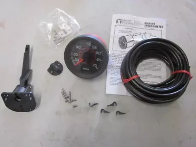 Vector Marine Boat Speedometer Kit New 70 MPH Fits 83 Mm Hole • $32.19