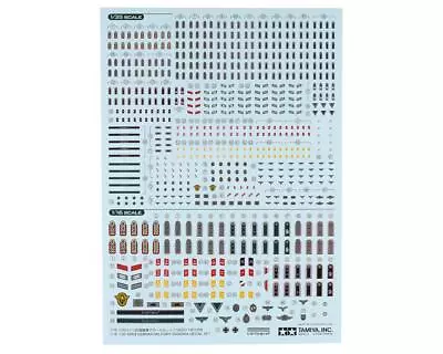 Tamiya German Military Insignia 1/35 Decal Sheet [TAM12625] • $10.50