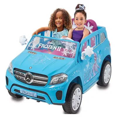 KIDS RIDE-ON VEHICLE 12 Volt Frozen Mercedes Battery Powered Girls Toy Ages 3-7 • $315.17