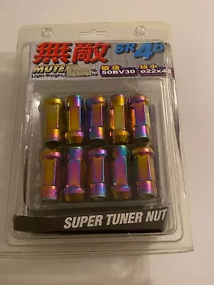 Muteki - SR48 Extended Lug Nuts 12x1.25mm - Neo Chrome BRAND NEW! • $55