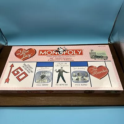 I Love Lucy Monopoly 50th Anniversary Collector Edition Brand New Factory Sealed • $69.95