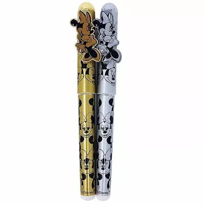 2 PC SET: Disney Minnie Mouse Ball Point Pens Silver And Gold • $8.98