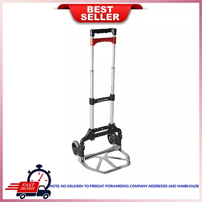 Magna Cart Personal MCX Folding Aluminum Hand Truck 150lb Capacity Black/Red • $40.99