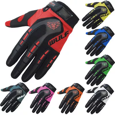 WULFSPORT Cub Attack Kids Motocross Gloves Junior Motorbike Pit Dirt Quad Bike • $23.19