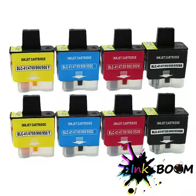 8 Ink Cartridge Fits Brother LC41 DCP-120C MFC-5440CN 640CW IntelliFax-1940CN • $6.80