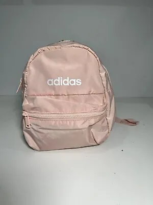 $34 • Buy Adidas LINEAR II Mini Backpack Womens Small School Work Gym Travel Bag Small