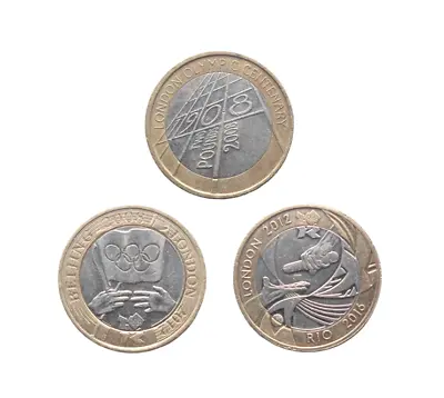 Beijing - London - Rio Olympic Games £2 Two Pound Coin Hunt - Choose Your Coin • £10.99
