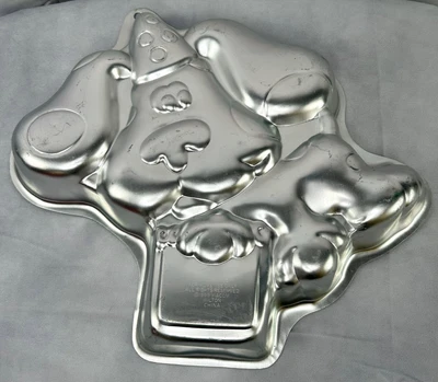 $15 • Buy Vintage Wilton Blues Clues 1999 Cake Pan Mold 2105-3060 Aluminum RETIRED