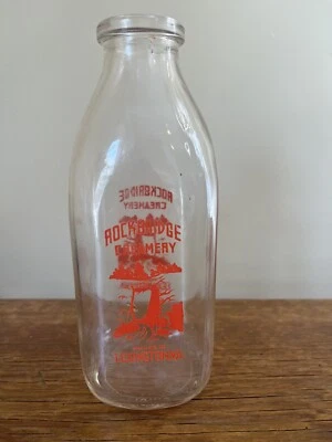 $15 • Buy Vintage Milk Bottle Rockbridge Creamery Lexington, VA One Quart