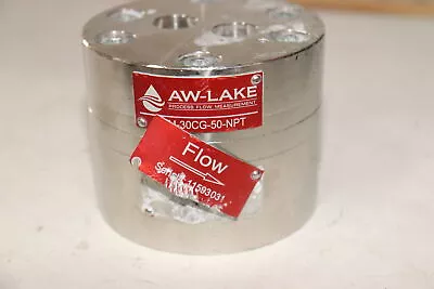 AW Lake Company Flow Meter Positive Displacement 2 Port JVM-30CG-50-NPT • $380