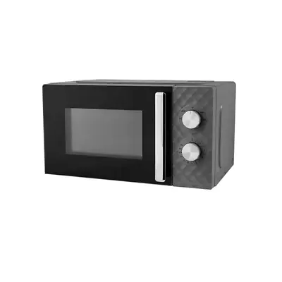 George Home GMMD101G Manual Microwave Oven 17L 700w Diamond Texture Grey • £44.99