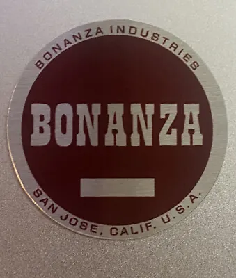Bonanza Hodaka Vintage Mini Bike Neck Badge ID Tag New 2.25  X 2.25  Blank • $67.43