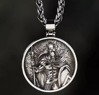 £9.90 • Buy Greek Spartan Stainless Steel Street Hip Hop Pendant Necklace Leonidas Warrior