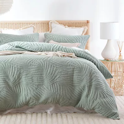 New Habitat Enola Quilted Quilt Cover Set • $199.95