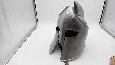 Medieval Warrior 18G Steel Greek Spartan Helmet With Leather Liner • $79.99