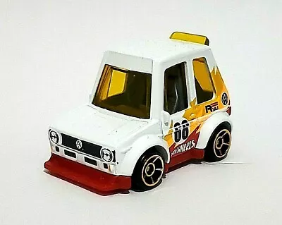 2022 Hot Wheels Loose TOONED VOLKSWAGEN GOLF MK1 #10/250 HW Tooned 1/5 (White) • $2.99