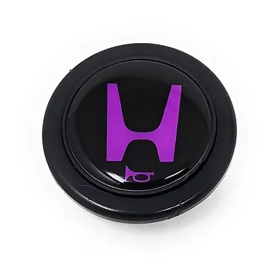 NEW Steering Wheel Horn Button Purple Letter H Fits USPL Sparco Momo NRG OMP • $17.50