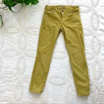 Vince Yellow Green Skinny Crop Jeans 26 • $16