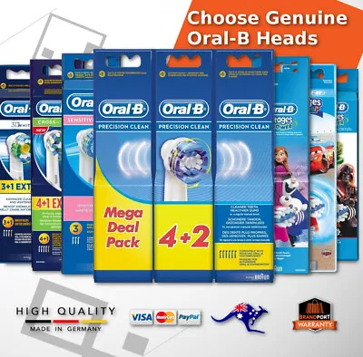 $33 • Buy Genuine Oral-B Braun Power Refills Toothbrush Head Cars, Princess, Mickey Kids 