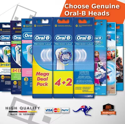 $37.95 • Buy Genuine Oral-B Braun Power Refills Toothbrush Head Cars, Princess, Mickey Kids 