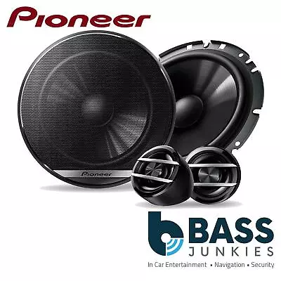 Pioneer TS-G170C 600 Watts 6.5  Inch 17 Cm 2 Way Component Kit Door Car Speakers • £49.95