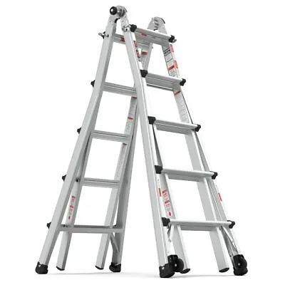 22 Ft Little Giant Ladder Folding Extension Stepladder Aluminum Multi-Use Ladder • $349.99