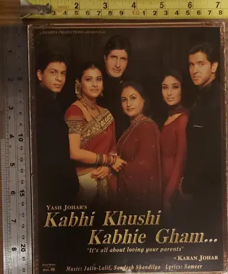 Kabhi Khushi Kabhie Gham - Rare Song Sheet Booklet In Hindi. See Photos. • $124.51