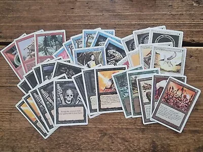 35x MTG Magic The Gathering Vintage Bundle 1995 Revised Edition Light Played • £9.99