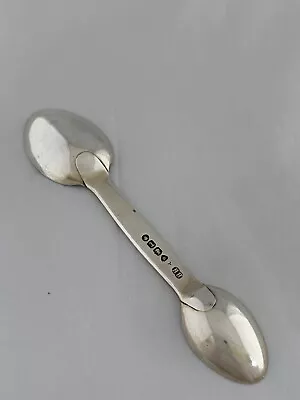 Sterling Silver MEDICINE SPOON 1872 London VICTORIAN Henry Holland Antique Spoon • £325