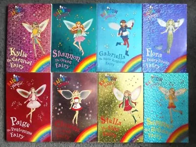 Lot Of 8 Rainbow Magic Fairy Books 3 Stories In 1 Daisy Meadows - Slight Damage • £14.99