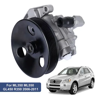 Power Steering Pump For 06-11 Mercedes Benz ML350 ML550 GL450 R350 W/Pulley • $64.99